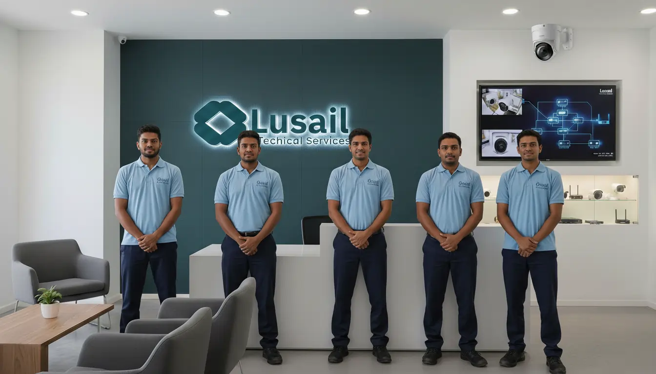 CCTV installation on a UAE villa